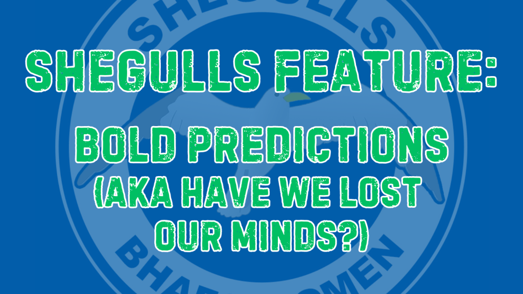 BOLD PREDICTIONS – SHEGULLS PODCAST&nbsp;CREW