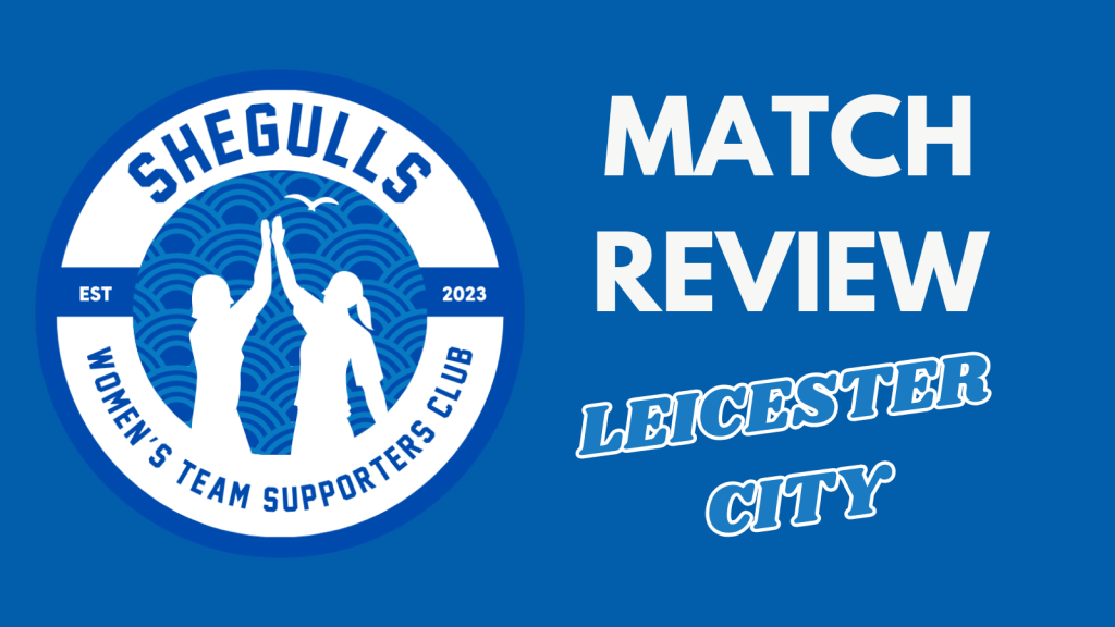 Match Review: Brighton 1-0 Leicester&nbsp;City