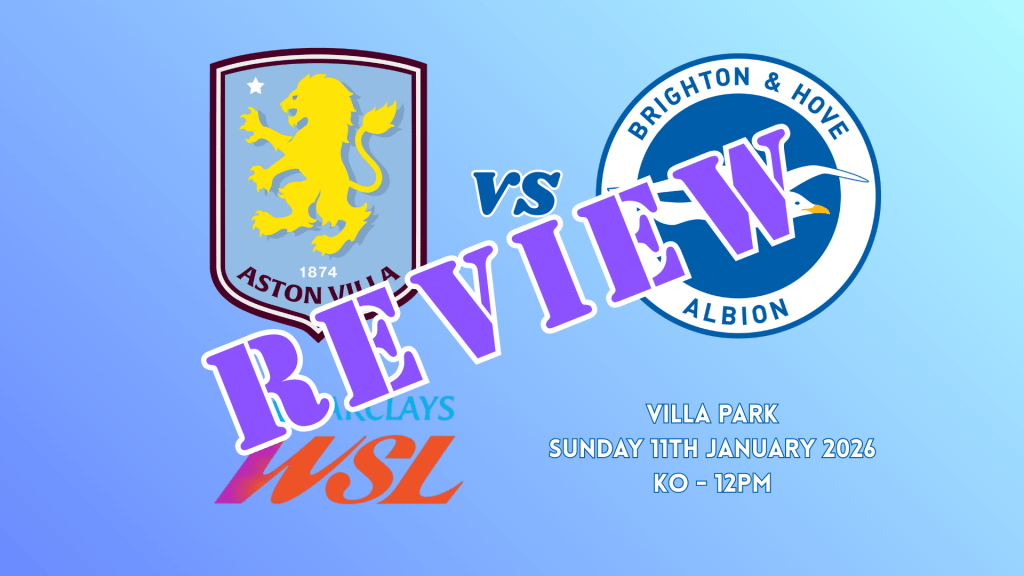 Match Review: Aston Villa 2-1&nbsp;Brighton