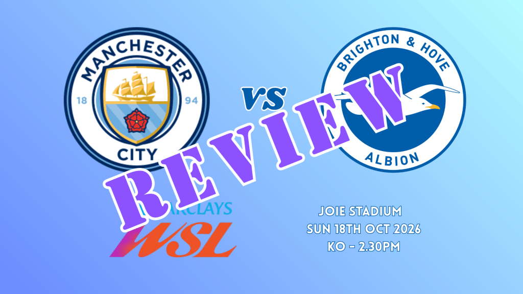 Match Review: Man City 3-2 Brighton